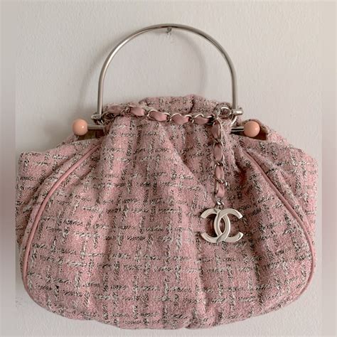 chanel knitting bag|chanel pink ref bag.